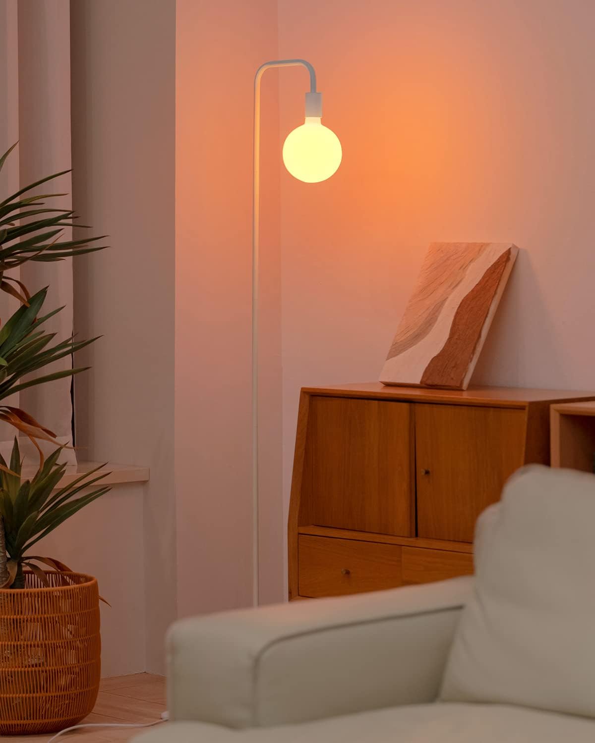 ONEWISH G150 Globe LED Bulb Matte White