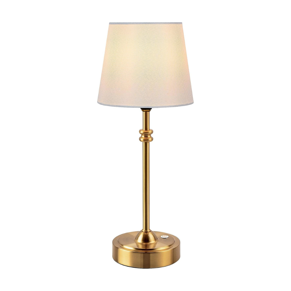 ONEWISH Set of 2 Cordless Table Lamps - Rechargeable, Dimmable, Warm Light for Dining & Patio