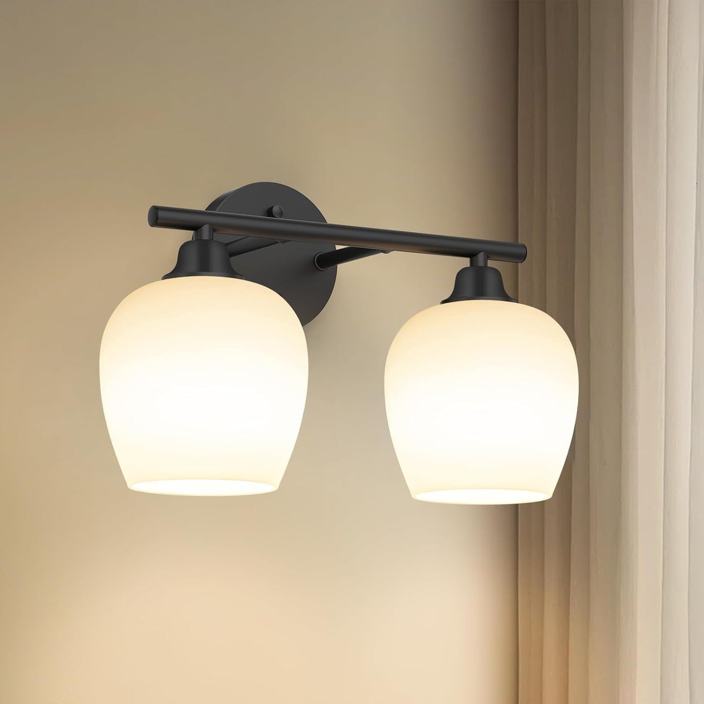 ONEWISH Opal Glass Replacement Lampshade