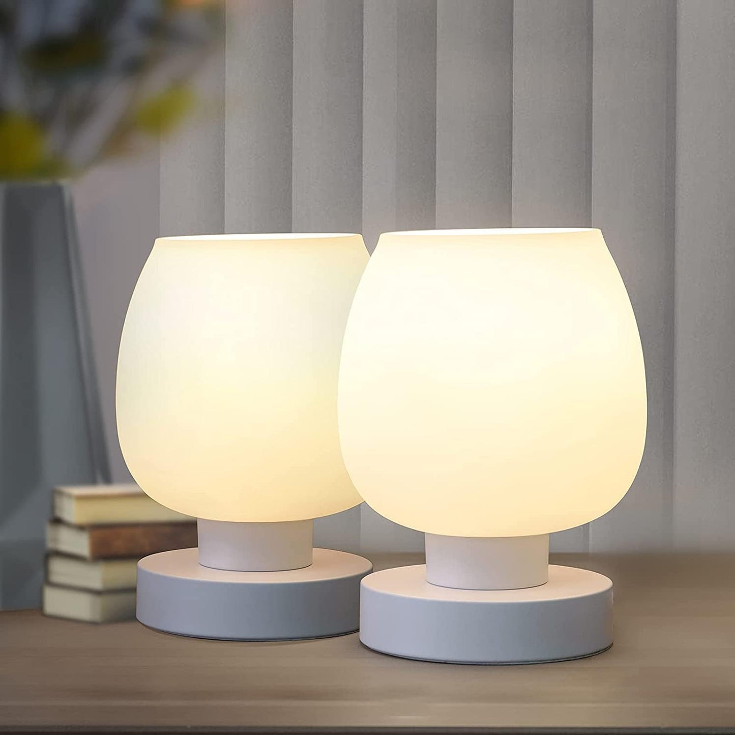 ONEWISH Opal Glass Replacement Lampshade