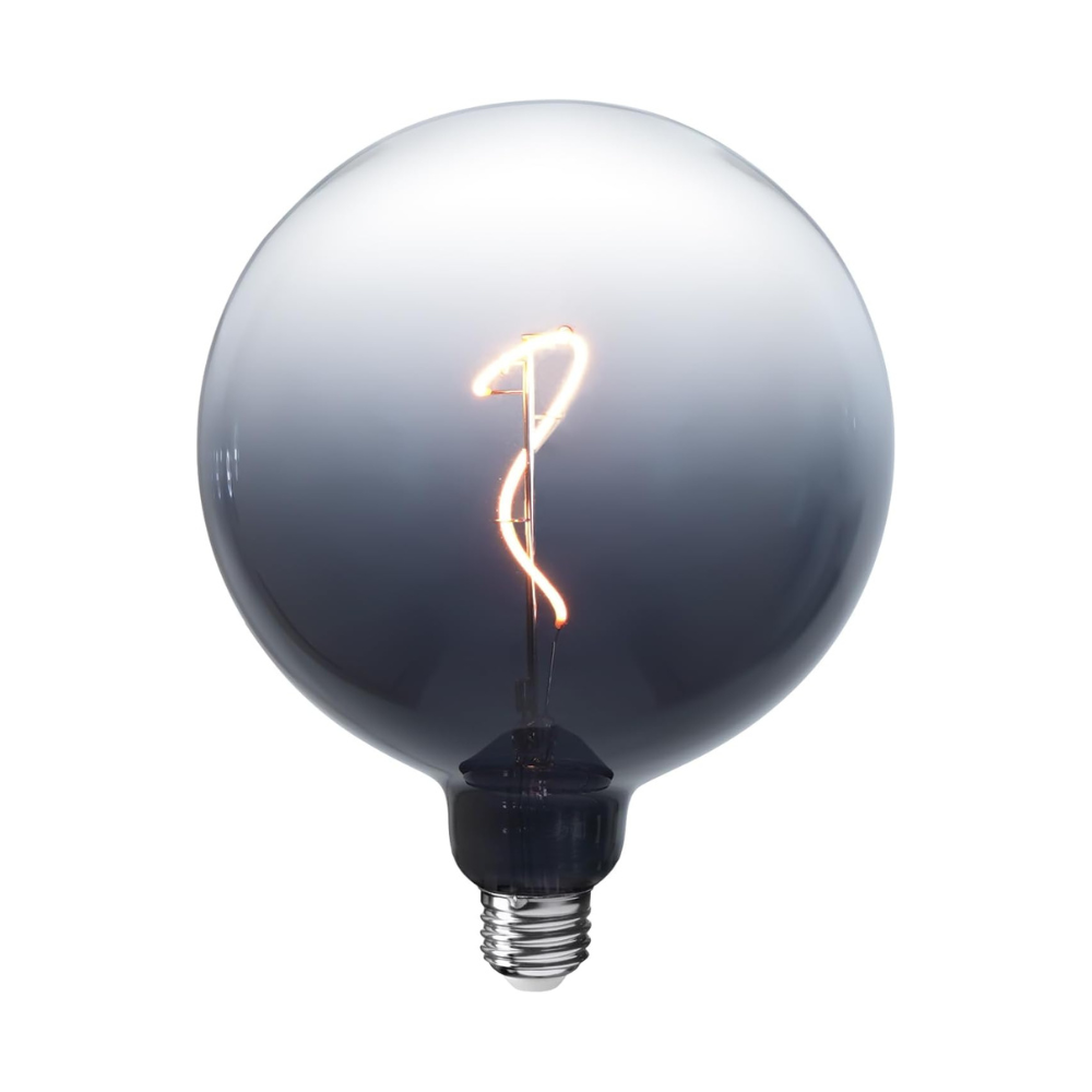 ONEWISH G150 Globe LED Bulb (6") Black
