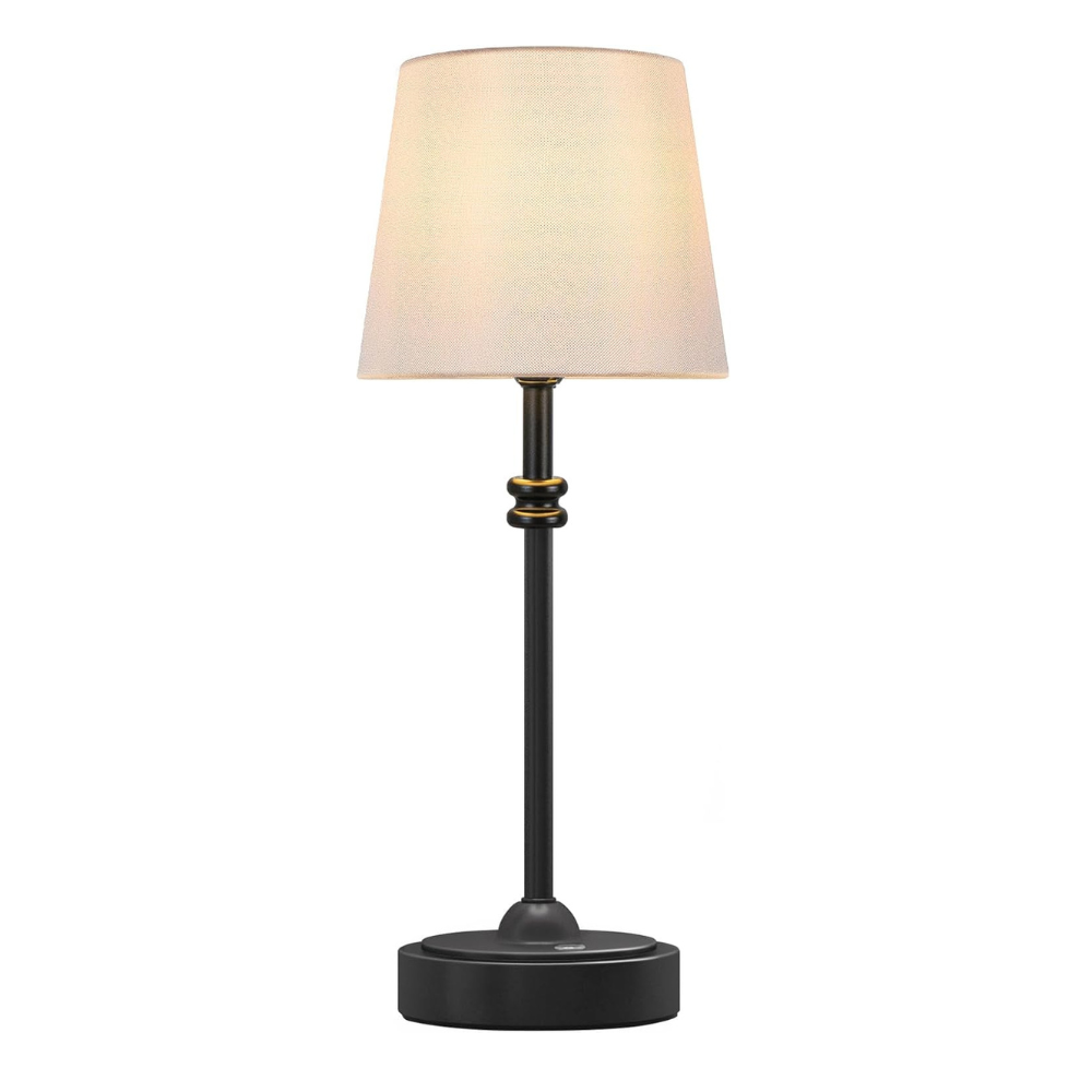 ONEWISH Set of 2 Cordless Table Lamps - Rechargeable, Dimmable, Warm Light for Dining & Patio