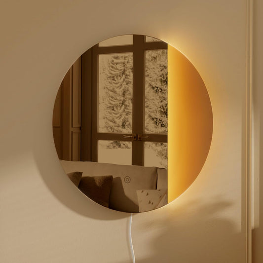 ONEWISH LED Dimmable Mirror Wall Lamp - Warm Yellow
