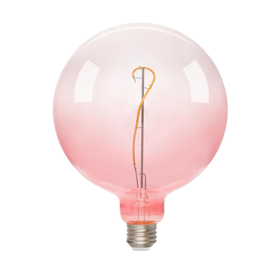 ONEWISH Large LED G150 Pink Globe Decorative Bulbs