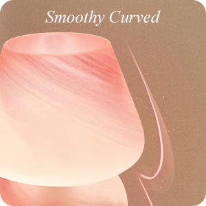 ONEWISH Mushroom Lamp Small Vintage Table Lamp Pink